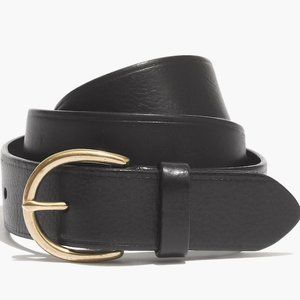 Black Madewell Leather Belt (size Medium, NEVER WORN)